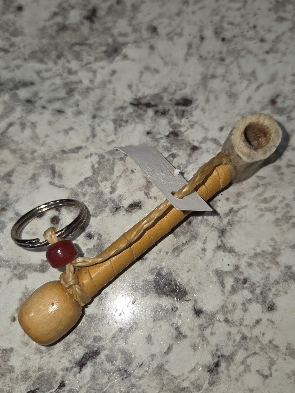 Native American Pipe Keychain - Picture 2 of 4